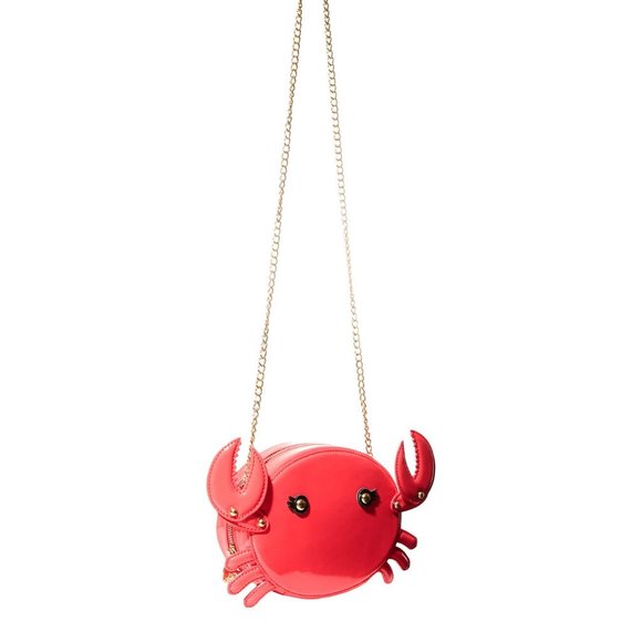 Betsey Johnson KITSCH PINCH ME CRAB CROSSBODY - Picture 6 of 9